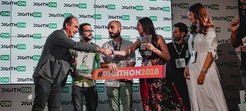 Premiazione Digithon 2018